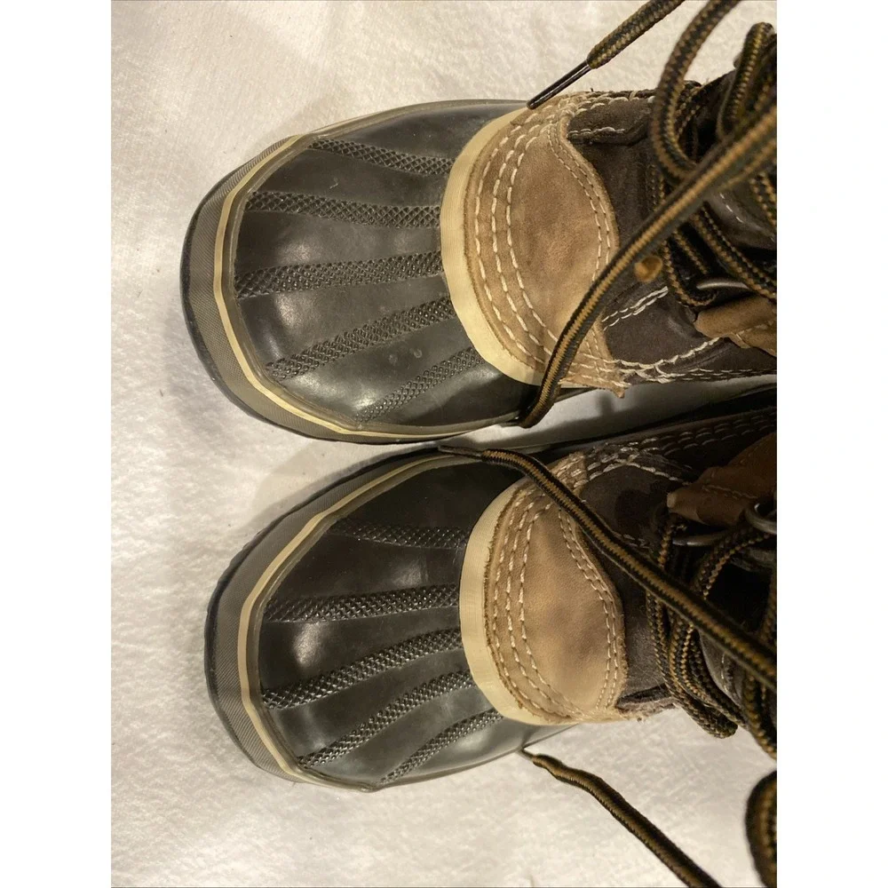 Sorel Joan Of Arctic Snow Boots Size 6 Brown Faux Fur Winter Waterproof